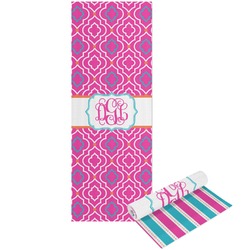 Colorful Trellis Yoga Mat - Printable Front and Back (Personalized)