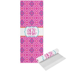 Colorful Trellis Yoga Mat - Printed Front (Personalized)