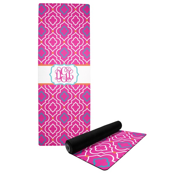 Custom Colorful Trellis Yoga Mat (Personalized)