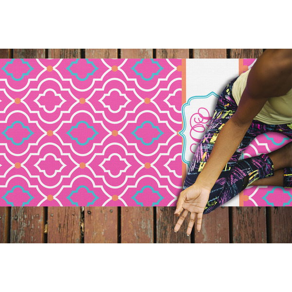 Colorful Trellis Yoga Mats - LIFESTYLE