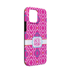 Colorful Trellis iPhone Case - Rubber Lined - iPhone 13 Mini (Personalized)
