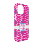 Colorful Trellis iPhone Case - Plastic - iPhone 13 Pro (Personalized)