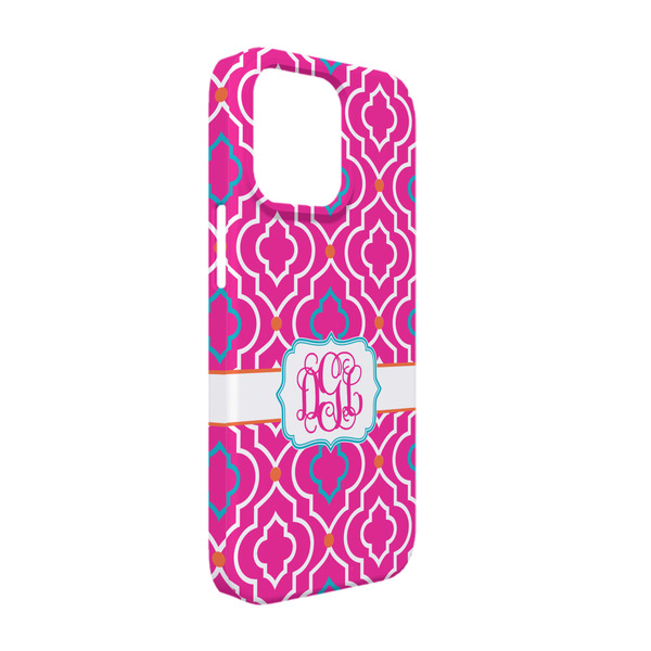 Custom Colorful Trellis iPhone Case - Plastic - iPhone 13 Pro (Personalized)