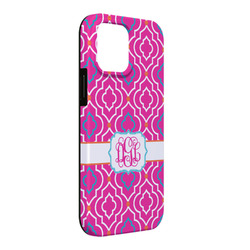 Colorful Trellis iPhone Case - Rubber Lined - iPhone 13 Pro Max (Personalized)