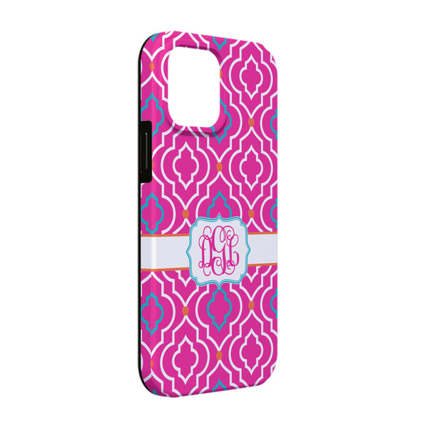 Custom Colorful Trellis iPhone Case - Rubber Lined - iPhone 13 (Personalized)