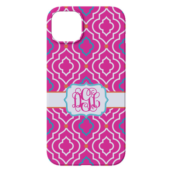 Colorful Trellis iPhone 14 Plus Case - Back