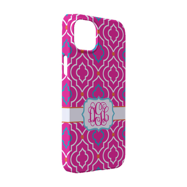 Custom Colorful Trellis iPhone Case - Plastic - iPhone 14 Pro (Personalized)
