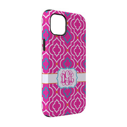Colorful Trellis iPhone Case - Rubber Lined - iPhone 14 Pro (Personalized)