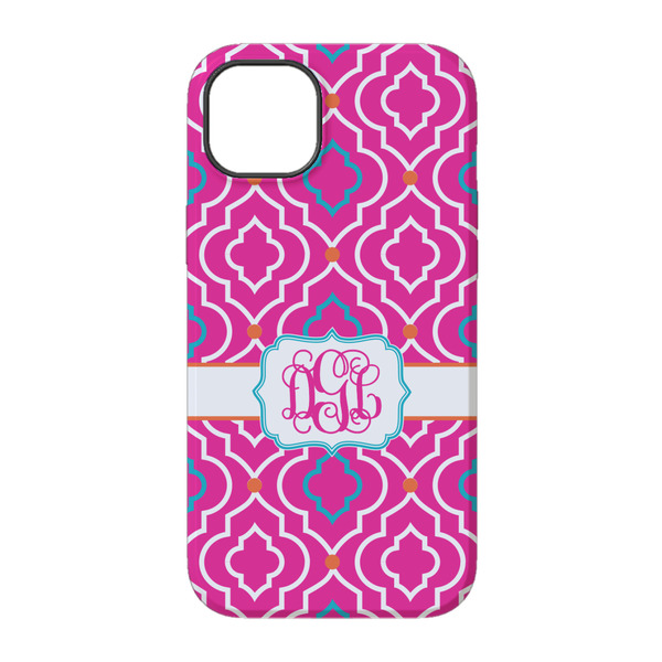 Colorful Trellis iPhone 14 Tough Case - Back