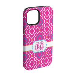 Colorful Trellis iPhone Case - Rubber Lined - iPhone 15 Pro (Personalized)