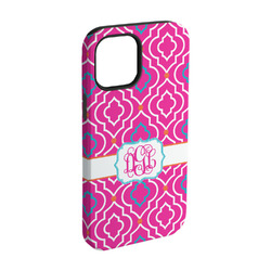 Colorful Trellis iPhone Case - Rubber Lined - iPhone 15 (Personalized)