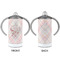 Modern Plaid & Floral 12 oz Stainless Steel Sippy Cups - APPROVAL