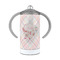 Modern Plaid & Floral 12 oz Stainless Steel Sippy Cups - FRONT