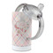 Modern Plaid & Floral 12 oz Stainless Steel Sippy Cups - Top Off