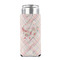 Modern Plaid & Floral 12oz Tall Can Sleeve - FRONT (on can)