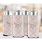 Modern Plaid & Floral 12oz Tall Can Sleeve - Set of 4 - LIFESTYLE