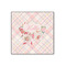 Modern Plaid & Floral Wood Print - 12x12 (Personalized)