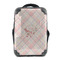 Modern Plaid & Floral 15" Hard Shell Backpack (Personalized)