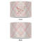 Modern Plaid & Floral 16" Drum Lampshade - APPROVAL (Poly Film)