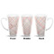 Modern Plaid & Floral 16 Oz Latte Mug - Approval
