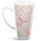 Modern Plaid & Floral 16 Oz Latte Mug - Front