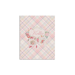 Modern Plaid & Floral Posters - Matte - 16x20 (Personalized)