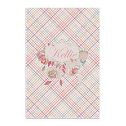 Modern Plaid & Floral Posters - Matte - 20x30 (Personalized)