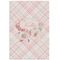 Modern Plaid & Floral Poster - Matte - 24x36 (Personalized)
