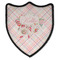 Modern Plaid & Floral Iron On Shield Patch B w/ Name or Text