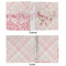 Modern Plaid & Floral 3 Ring Binders - Full Wrap - 1" - APPROVAL