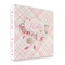 Modern Plaid & Floral 3 Ring Binders - Full Wrap - 2" - FRONT