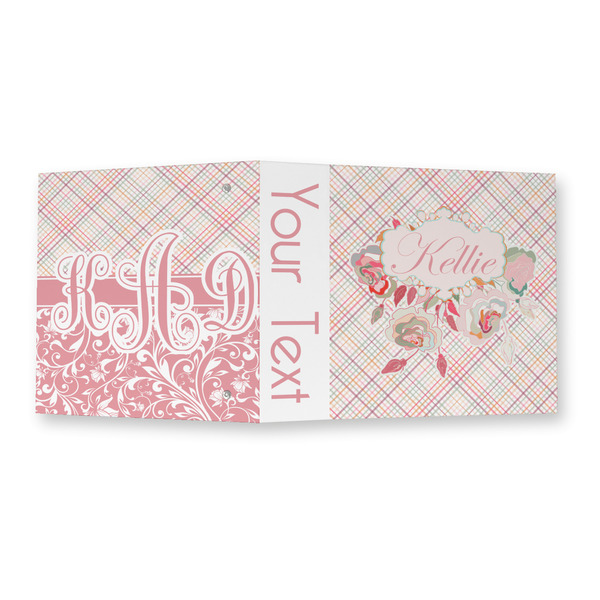 Modern Plaid & Floral 3 Ring Binders - Full Wrap - 2" - OPEN OUTSIDE