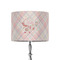 Modern Plaid & Floral 8" Drum Lampshade - ON STAND (Fabric)