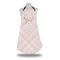 Modern Plaid & Floral Apron w/ Name or Text