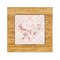 Modern Plaid & Floral Bamboo Trivet with 6" Tile - FRONT