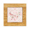 Modern Plaid & Floral Bamboo Trivet with Ceramic Tile Insert (Personalized)