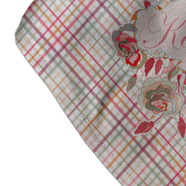 Modern Plaid & Floral Bandana Detail