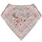 Modern Plaid & Floral Bandana Bib (Personalized)