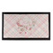 Modern Plaid & Floral Bar Mat - Small (Personalized)