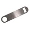 Modern Plaid & Floral Bar Bottle Opener - Silver w/ Name or Text