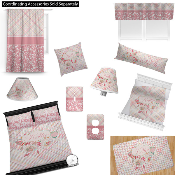 Modern Plaid & Floral Bedroom Decor & Accessories2