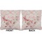 Modern Plaid & Floral Burlap Pillow Approval