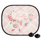 Modern Plaid & Floral Car Side Window Sun Shade (Personalized)
