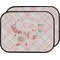 Modern Plaid & Floral Car Floor Mats (Back Seat) (Personalized)