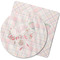 Modern Plaid & Floral Coasters Rubber Back - Main