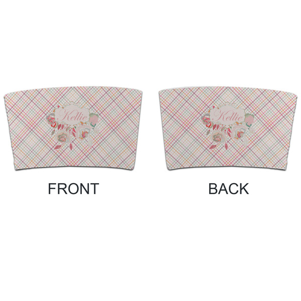 Modern Plaid & Floral Coffee Cup Sleeve - APPROVAL