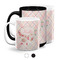 Modern Plaid & Floral Coffee Mug (Personalized)