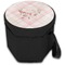 Modern Plaid & Floral Collapsible Personalized Cooler & Seat (Closed)
