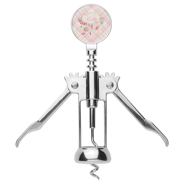 Modern Plaid & Floral Corkscrew - Alt