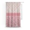 Modern Plaid & Floral Curtain With Window and Rod